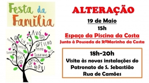 Alteração - Festa da Família 2018