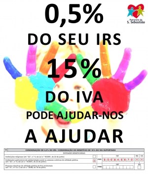 Apoie o Patronato de S. Sebastião através do seu IRS